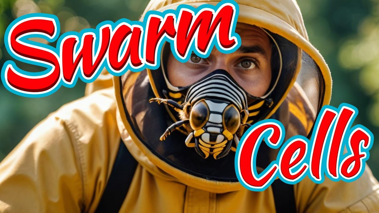 Sound Fixed   First Swarm cells of 2025   #beekeeping #swarms #outdoors #swarmcells