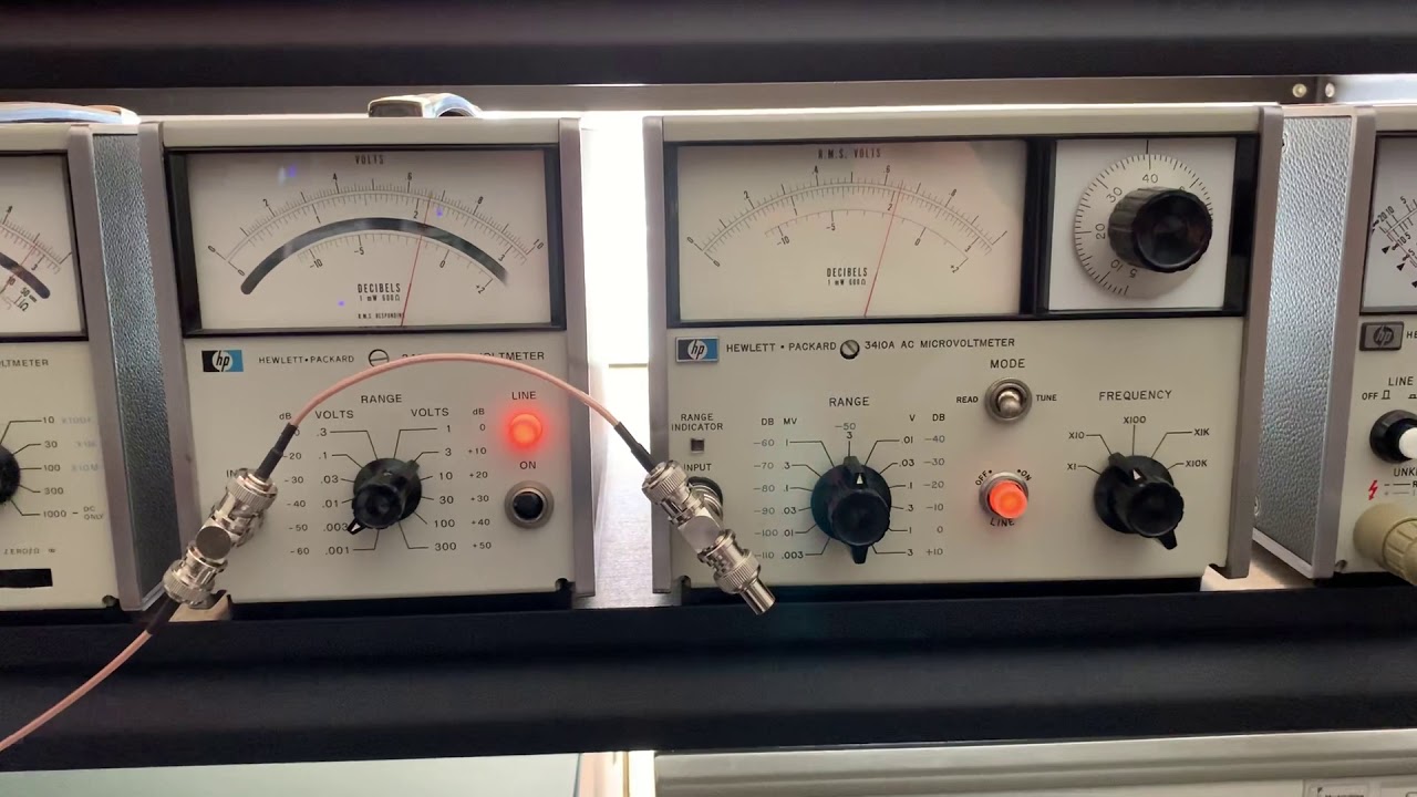HP 3410A vs HP 3400A noise rejection