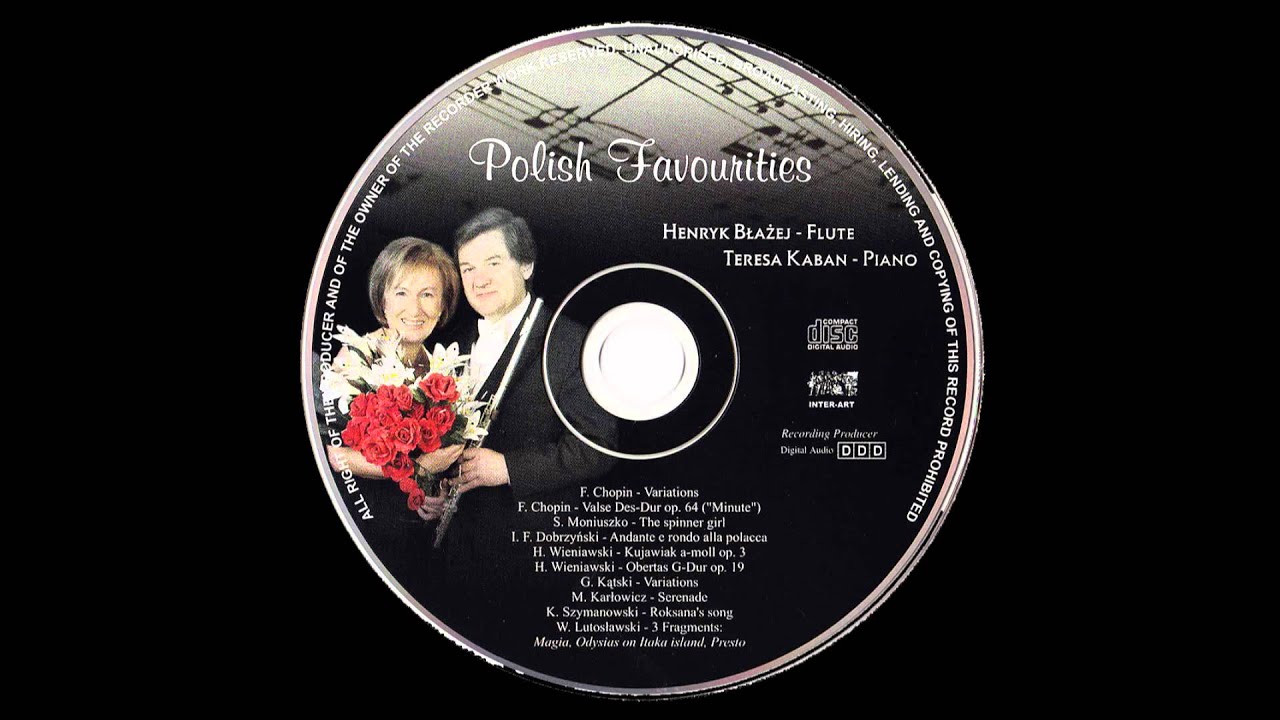 I.F.Dobrzynski  Andante e rondo alla polacca,  Henryk Blazej, Flute & T.Kaban, Piano