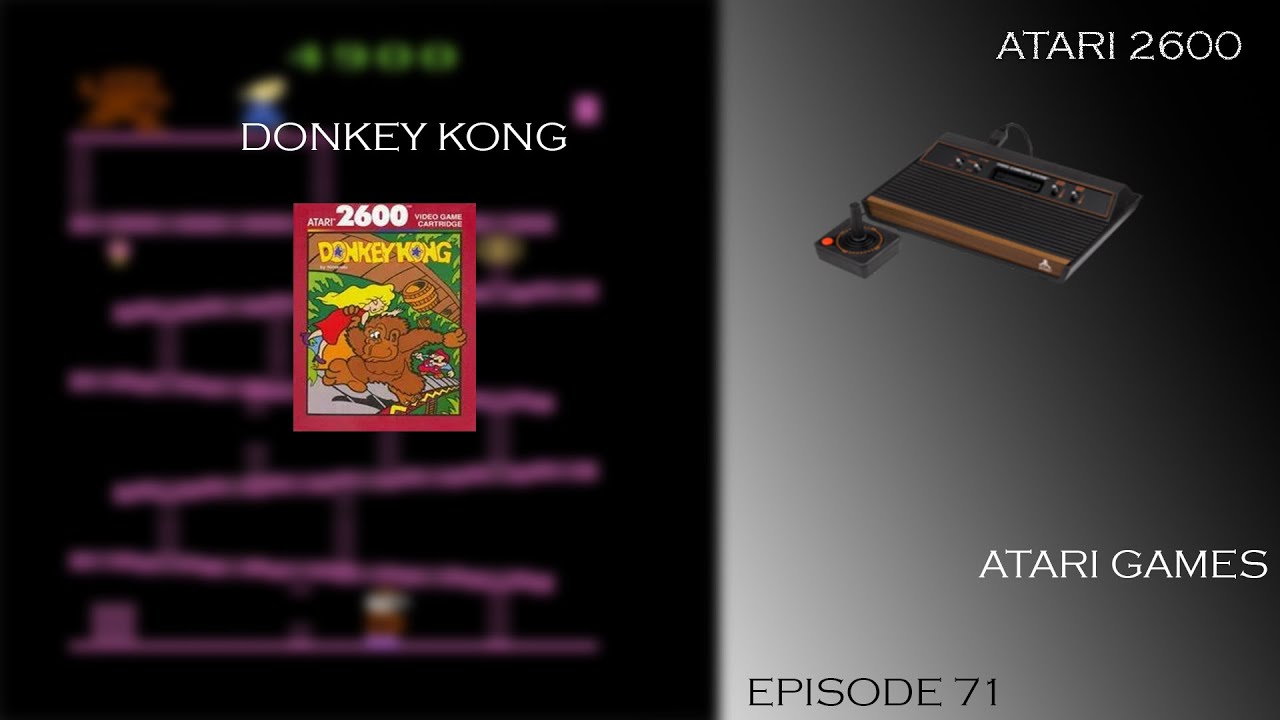 LETS PLAY DONKEY KONG ON THE ATARI 2600