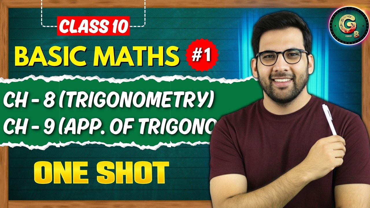 10th Basic Maths || Trigonometry ONESHOT