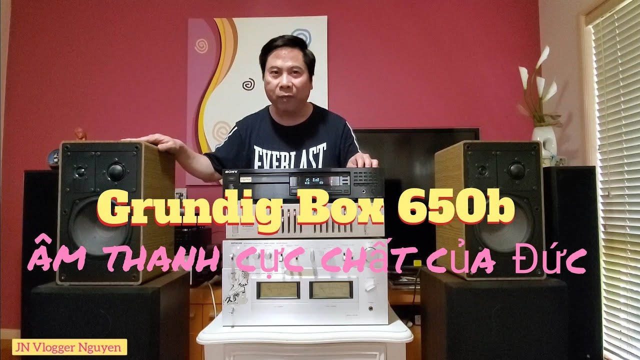 Grundig Box 650b, dòng loa bookshelf của Đức với âm thanh cực chất như nước cất.