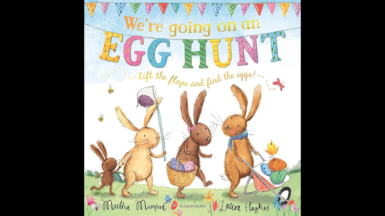 We're Going on an Egg Hunt book read aloud by Bouz