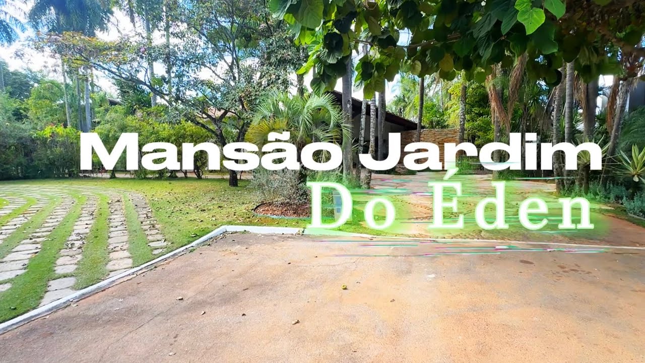 Mansão no Park Way em Brasília com belíssimo paisagismo
