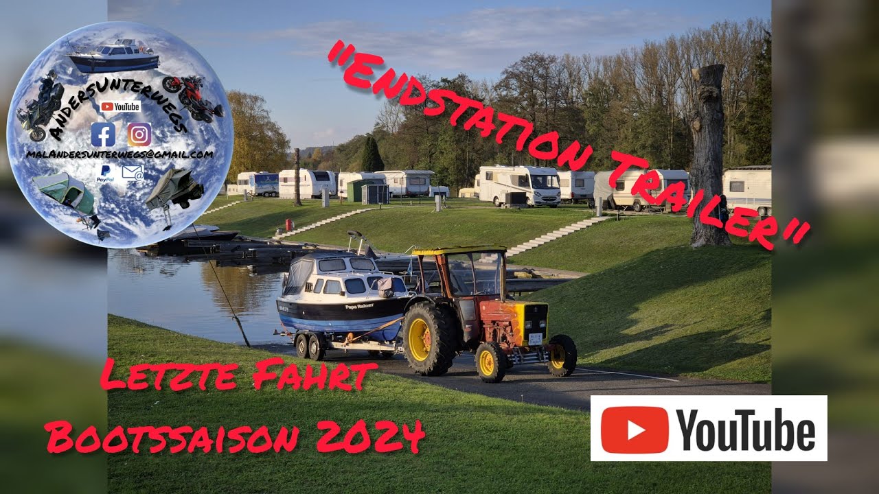 „Endstation Trailer: Die letzte Fahrt unseres Boots in 2024“