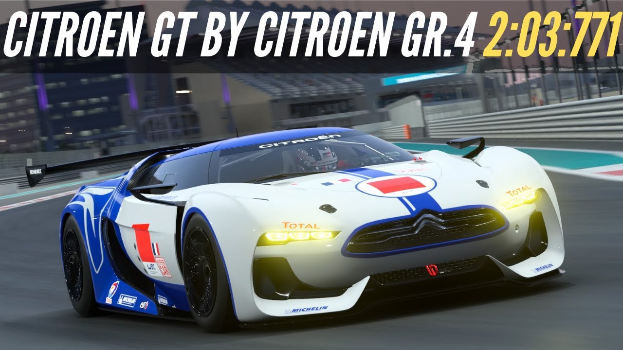 Gran Turismo 7: Daily Race Yas Marina Circuit | Citroen GT Gr. 4 Controller Hotlap