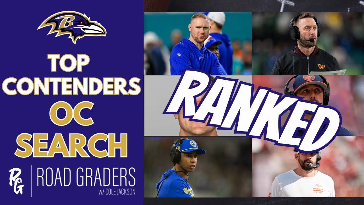 5 OFFENSIVE COORDINATORS FOR THE BALTIMORE RAVENS TO CONSIDER  (In Depth OC Breakdown)