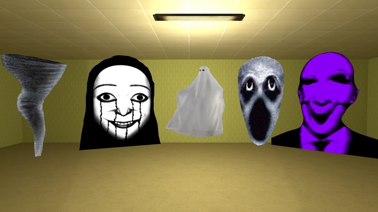 GMOD TOO MUCH REALGOST,TORNADO,ELLISE,CHASED ME ALL BOTS IN HOTEL ROOMS#gmod_#nextbots