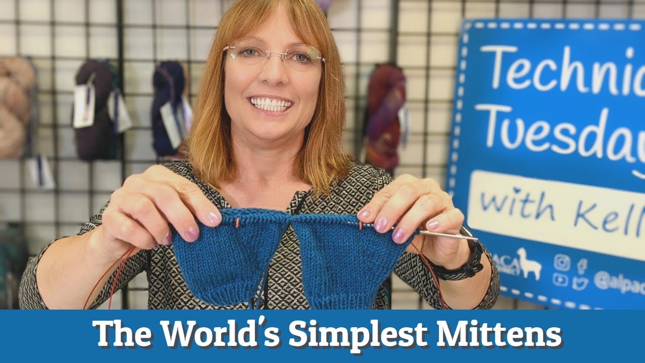 Knitting The World's Simplest Mittens | Technique Tuesday