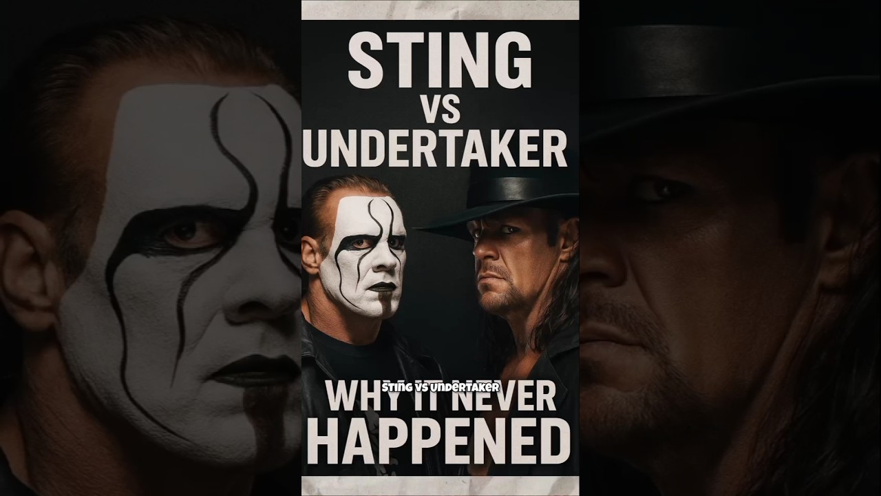 Why Undertaker Vs Sting Never Happened 🤔 | #wwe #karanstrike