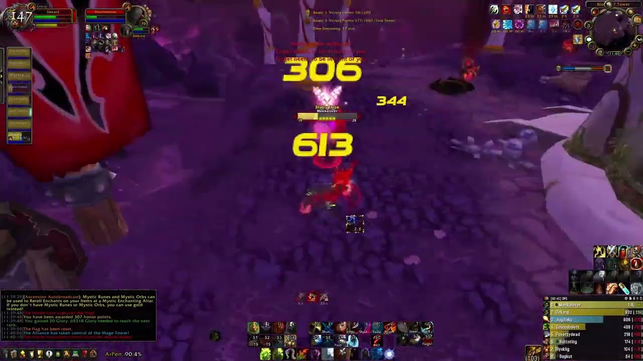 Epic rogue battle against Monikalover
