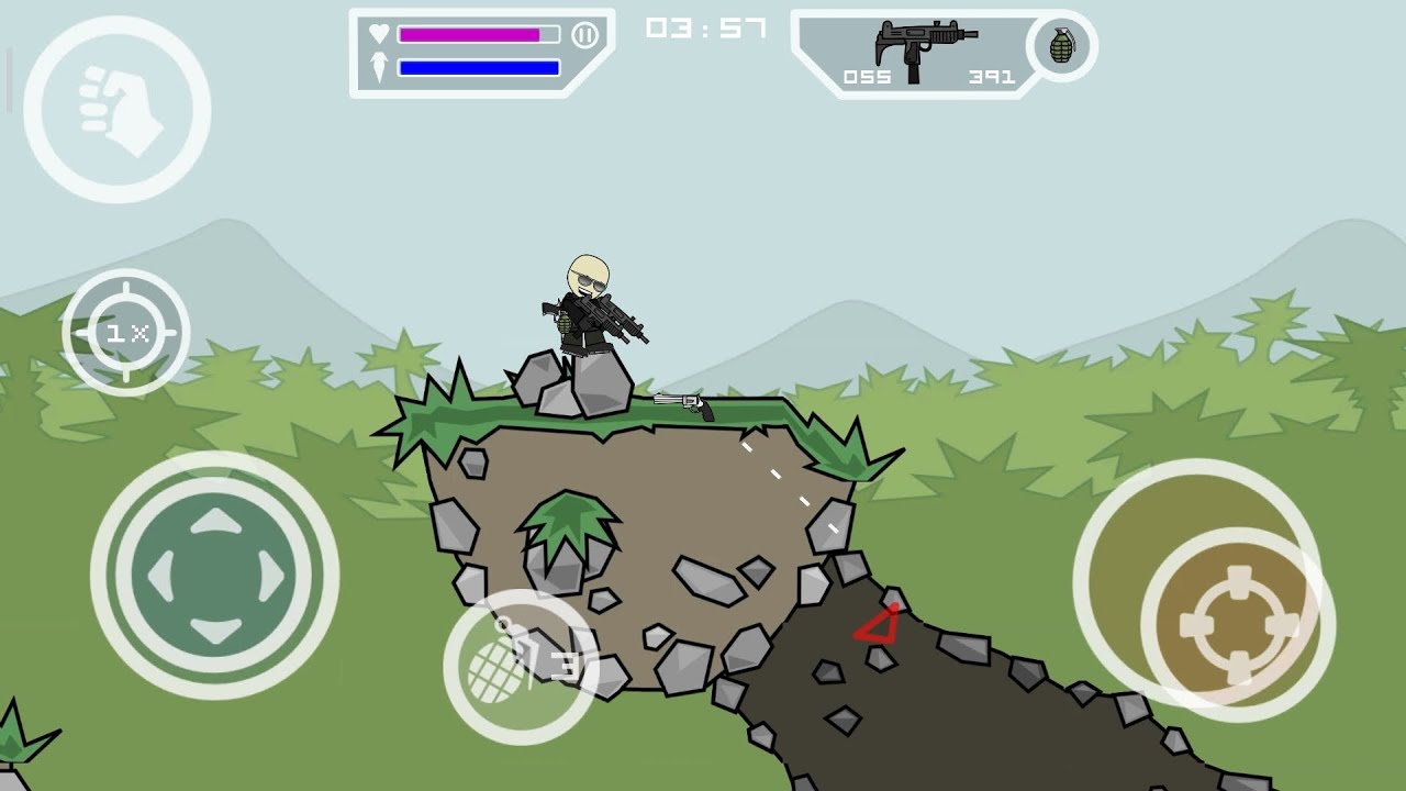 Mini Militia Gameplay by HITMAN 8 (Unedited)