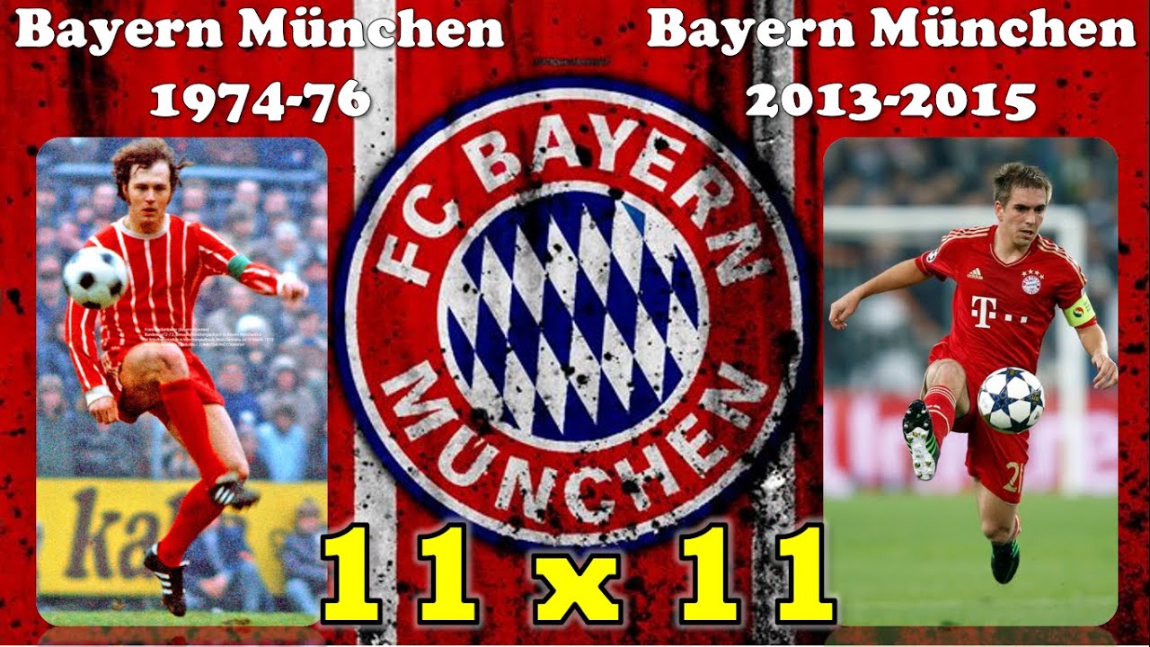 BAYERN MÜNCHEN DE BECKENBAUER VS. BAYERN MÜNCHEN DE PHILIPP LAHM. 11X11