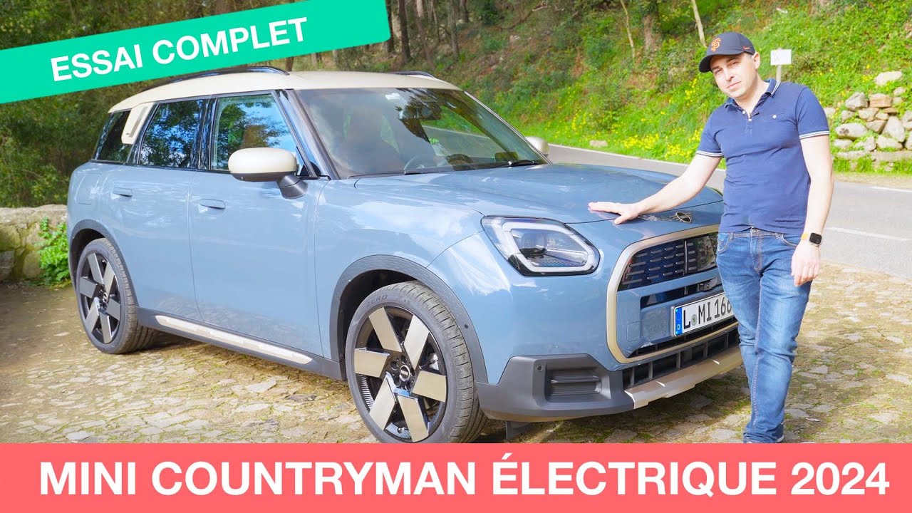 Essai complet Mini Countryman électrique 2024 : un écran tout rond !