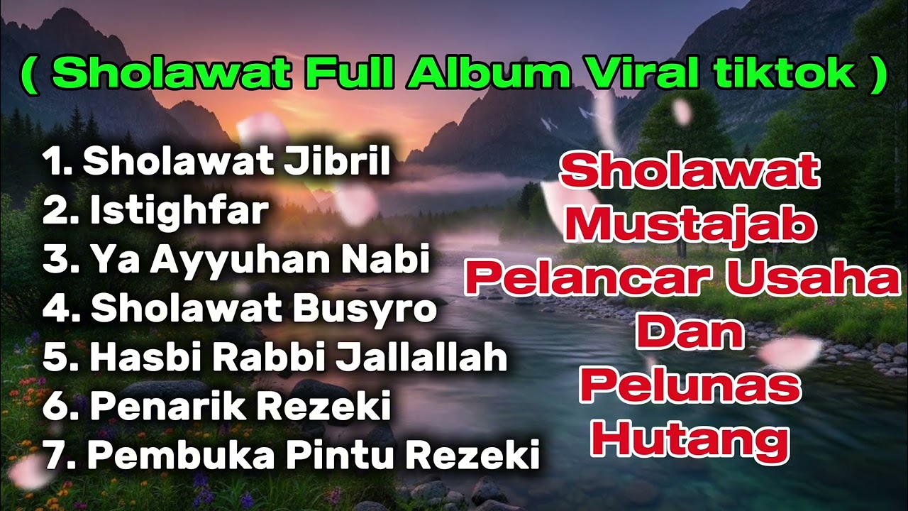 PEMBUKA PINTU LANGIT✨SHOLAWAT PENARIK REZEKI PALING MUSTAJAB & PELUNAS HUTANG TERCEPAT | 