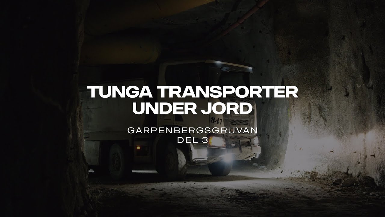Tunga transporter under jord