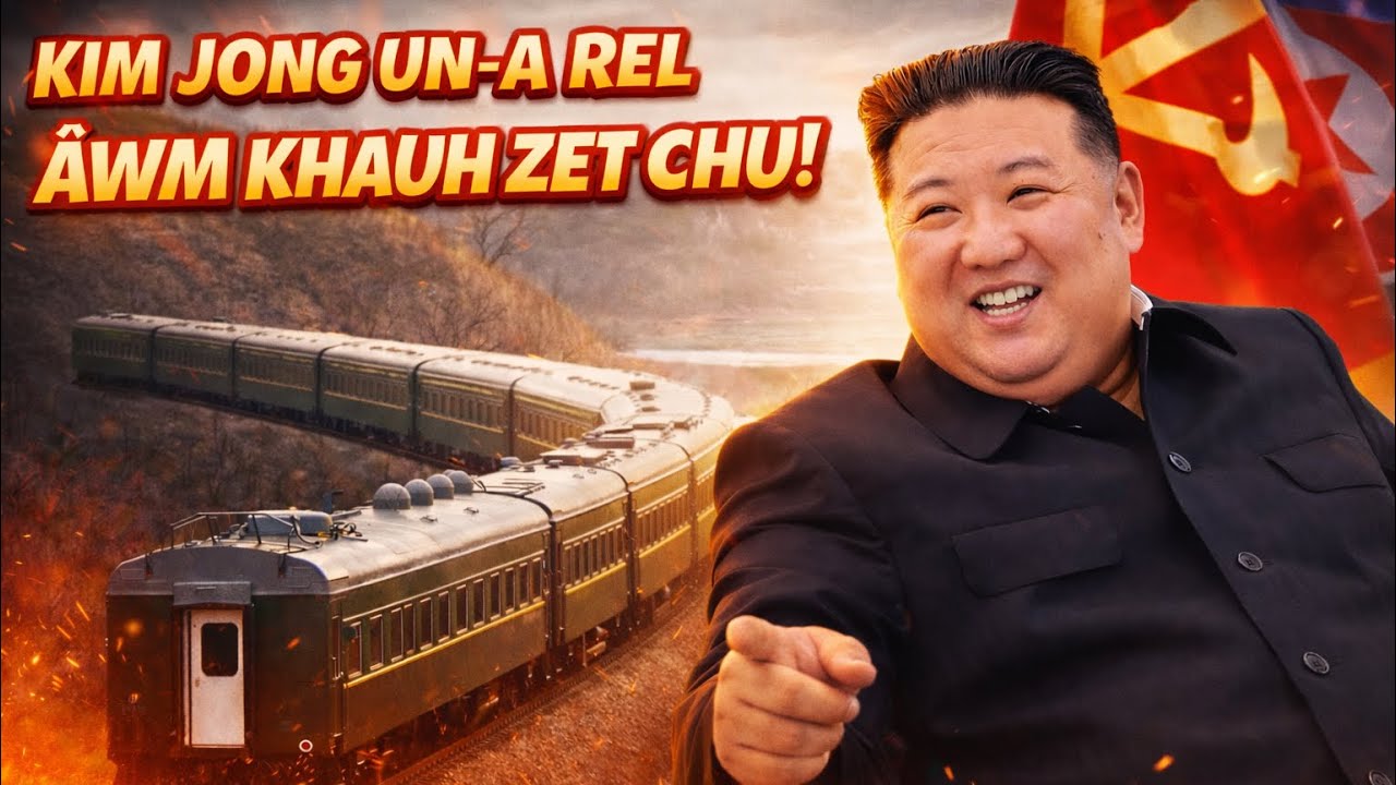 Kim Jong Un-a rel hi a him tâwk em? Eng vangin nge thlawhna hmang lova rel hmang khera a zin ṭhin!?
