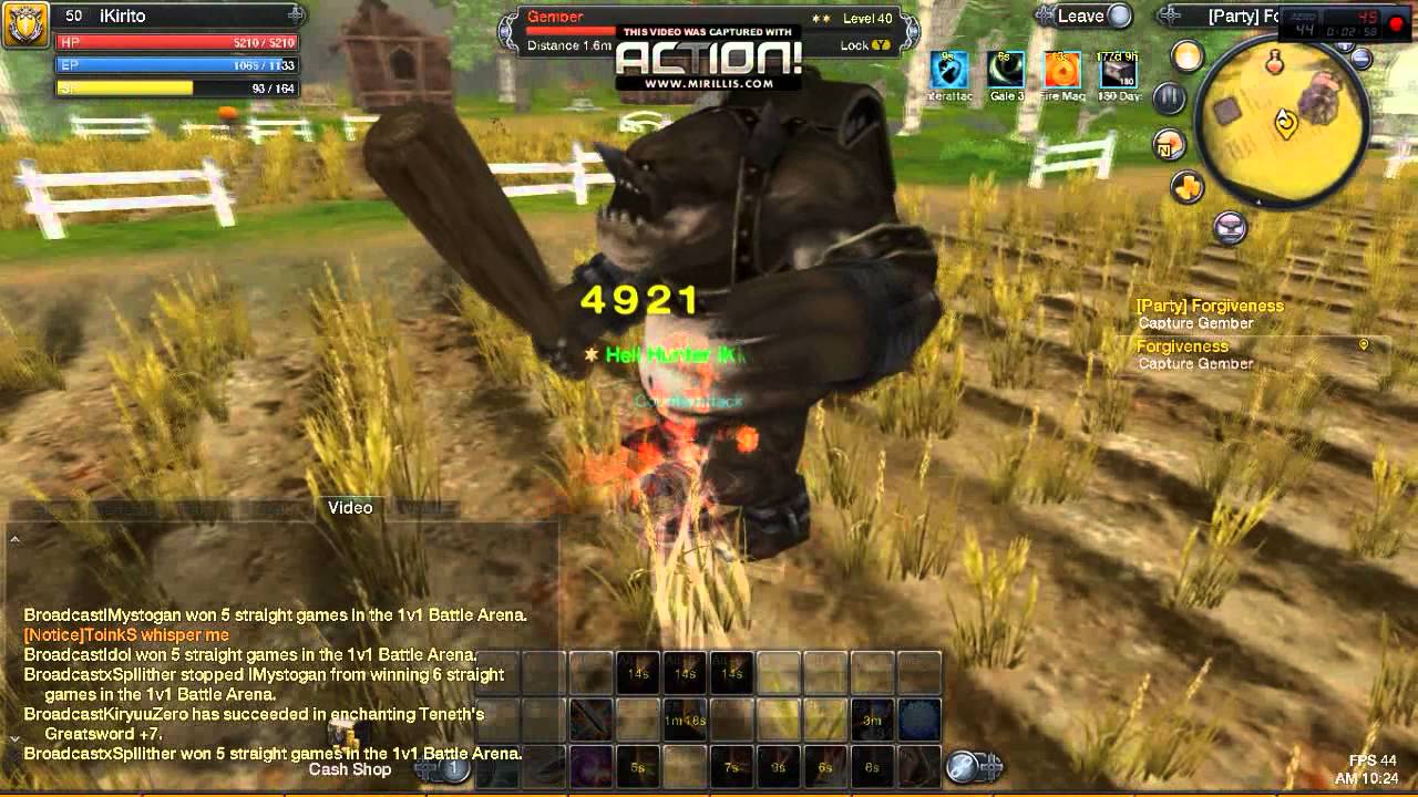RaiderZ - HH6 [Party]Forgivness -Gember- Solo (Defender) - Naked-