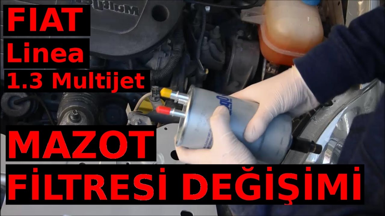 Fiat Linea Mazot Filtresi Değişimi
