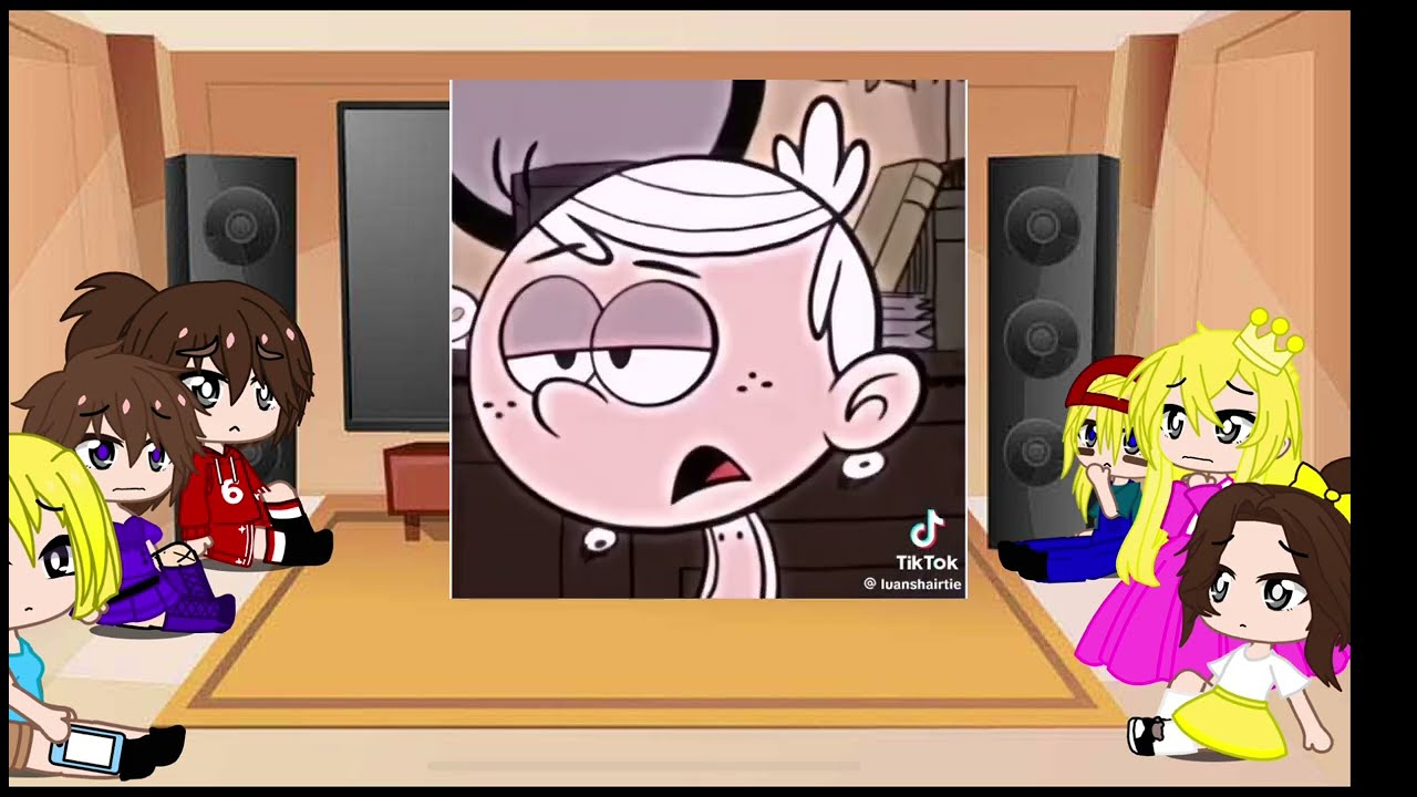 Loud house sisters react to Lincoln ￼loud ￼😊