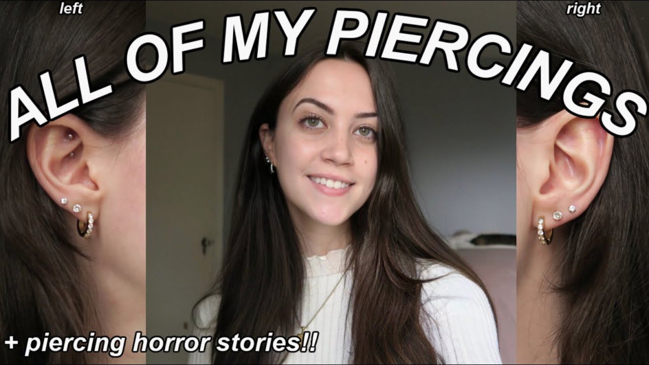 MY *NINE* PIERCINGS!! | PIERCING HORROR STORIES | WHAT YOU SHOULD KNOW BEFORE GETTING PIERCED ✨