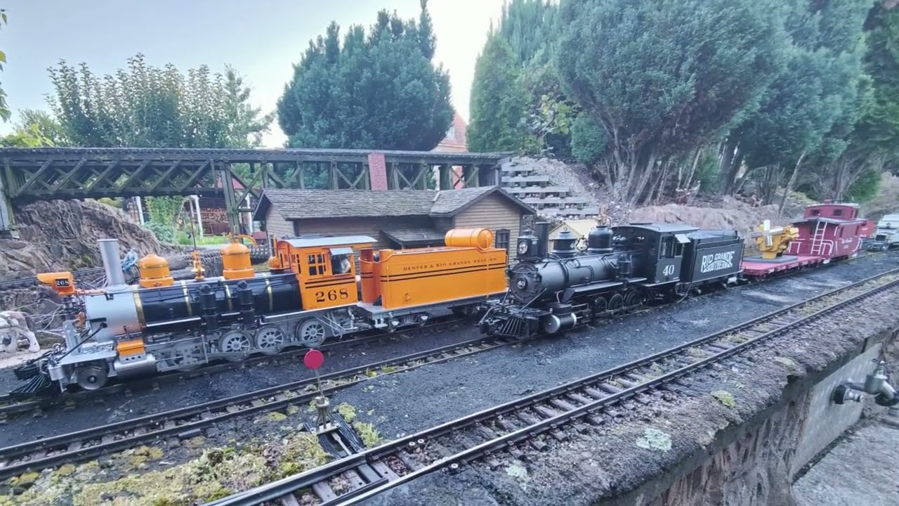 Der 15. Fahrtag auf der US Gartenbahn Schauanlage, Jens Handro ￼