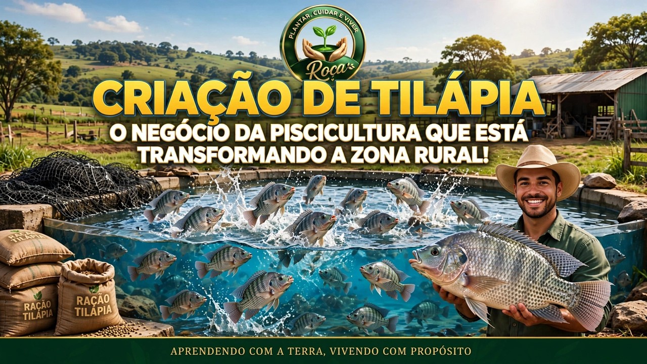 Criação de Tilápia O Negócio da Piscicultura que Está Transformando a Zona Rural!