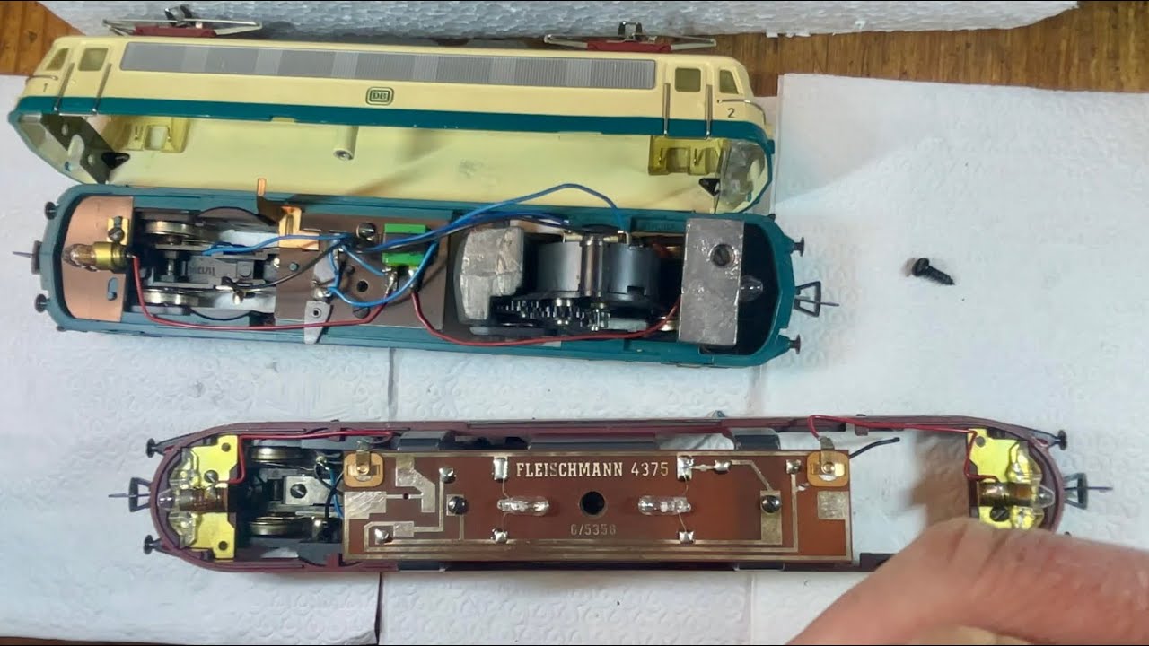 Tutorial: Fleischmann Wiring Scheme on HO Locomotives from 1952 to the 1990’s
