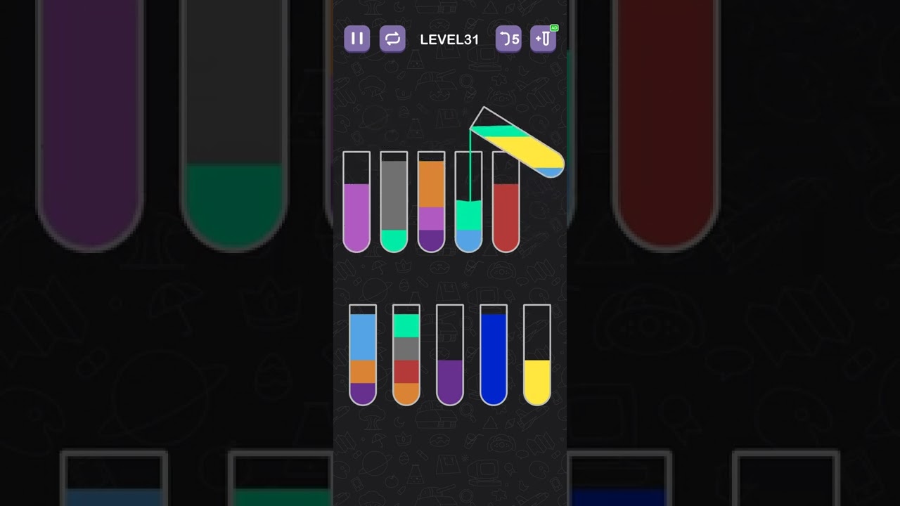 Water sort puzzle   Level 31