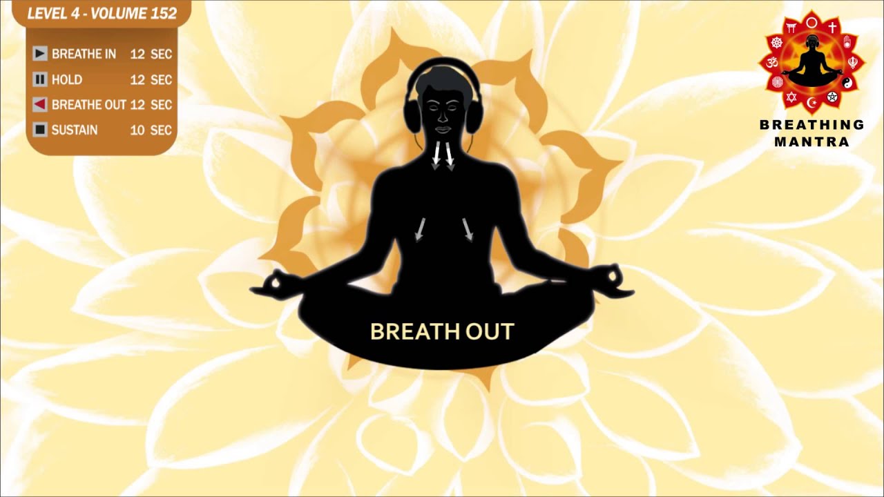 Breathing Mantra Level (12 - 12 - 12 - 12) Pranayama Yoga Breathing Exercise 4 Volume 152