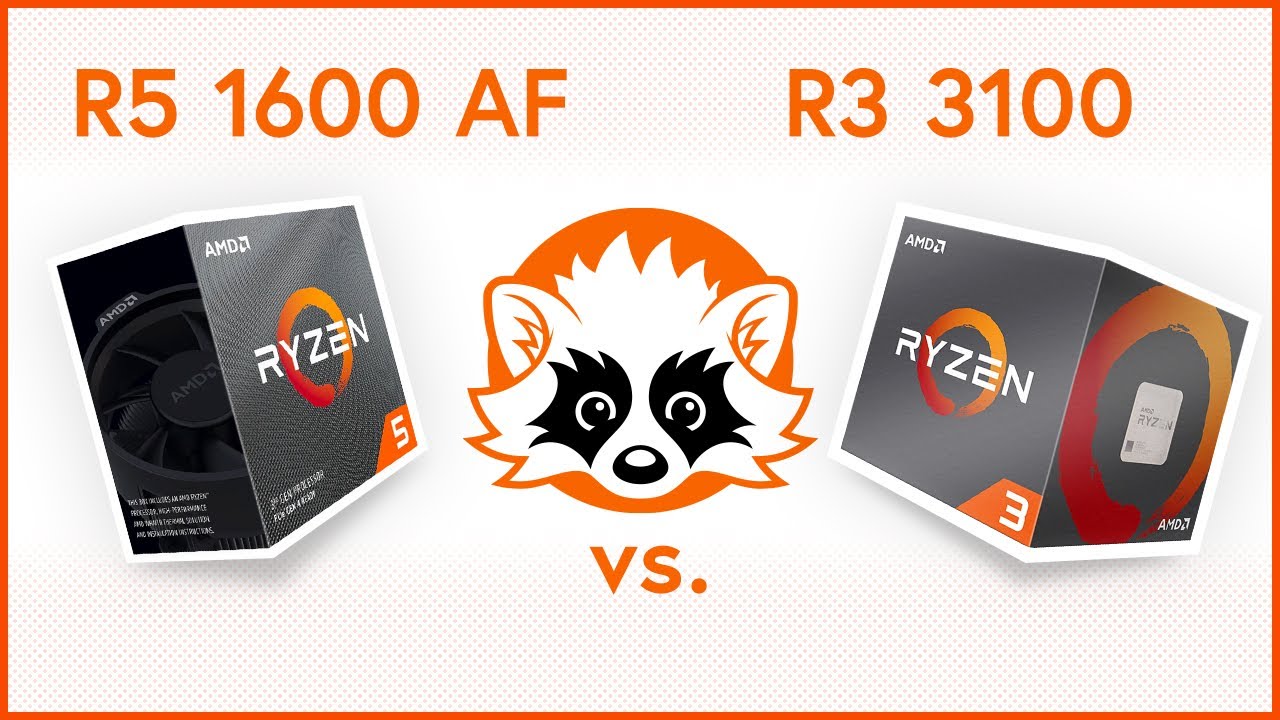 AMD Ryzen 5 1600 AF vs. AMD Ryzen 3 3100 CPU Benchmark Comparison Preview