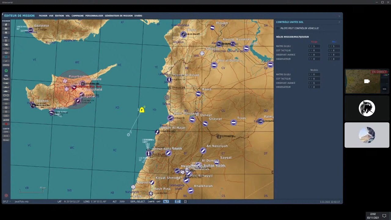 DCS tuto - Editeur de mission - Mercredi 03/11/2021