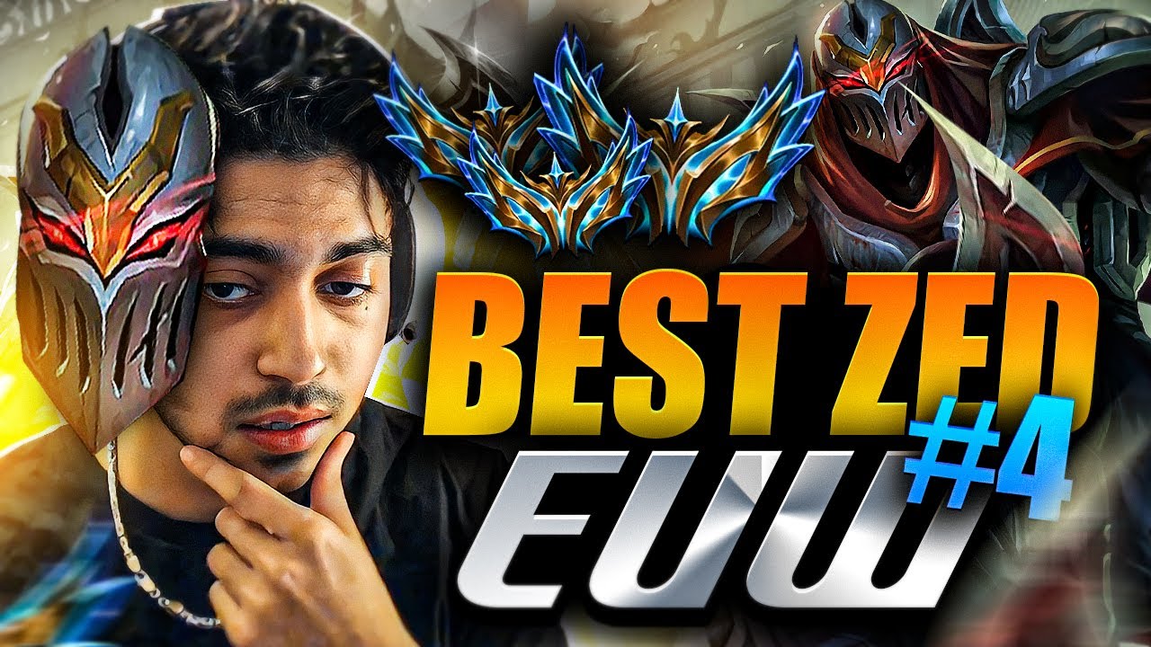 THE CLEANEST ZED EUW - Best Zed Plays #4  l 420WeabooSlayer