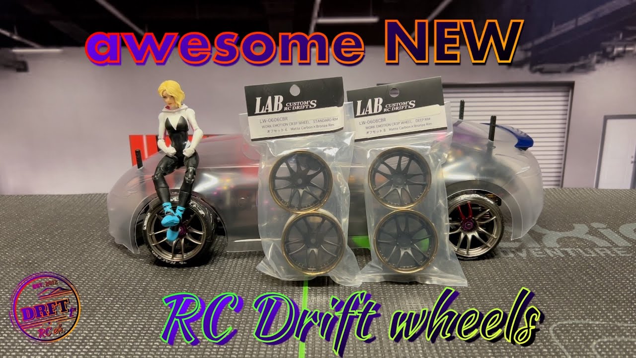 LAB Custom&rsquo;s RC Drift Wheels - Work Emotion CR3P , in 6mm and 8mm offset