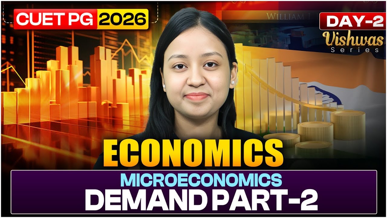 CUET PG 2026 Economics (COQP10) | Microeconomics Demand Explain ✅ CUET PG Economics Preparation 2026