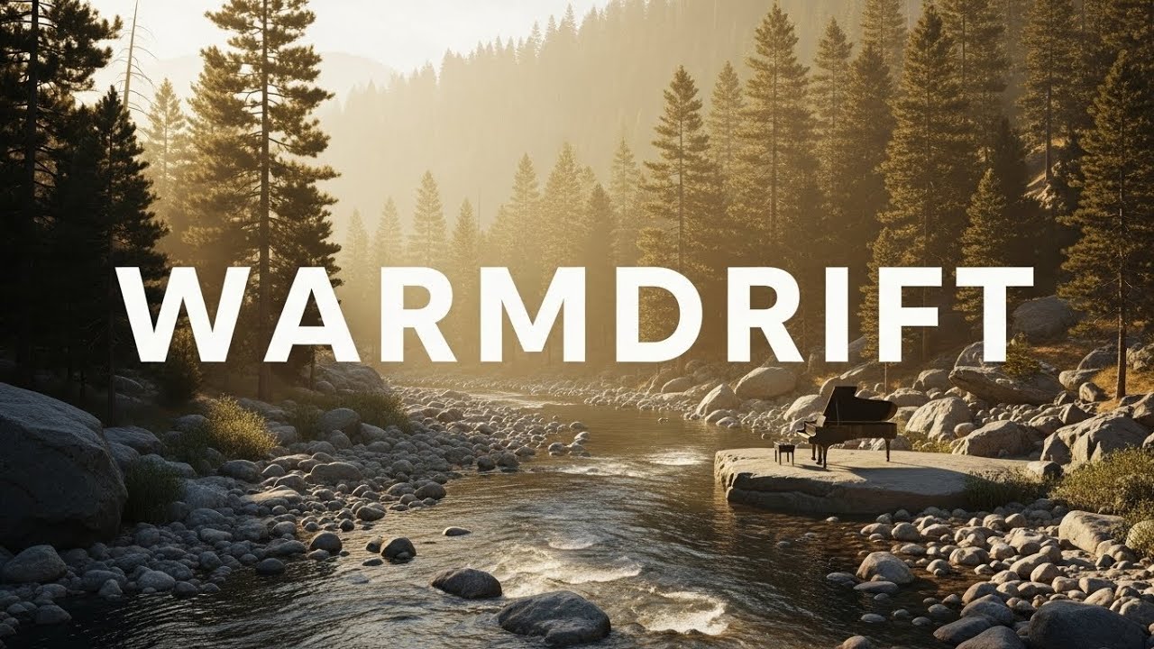 1 Hour Calm Piano for Gentle Focus & Emotional Ease – Warmdrift