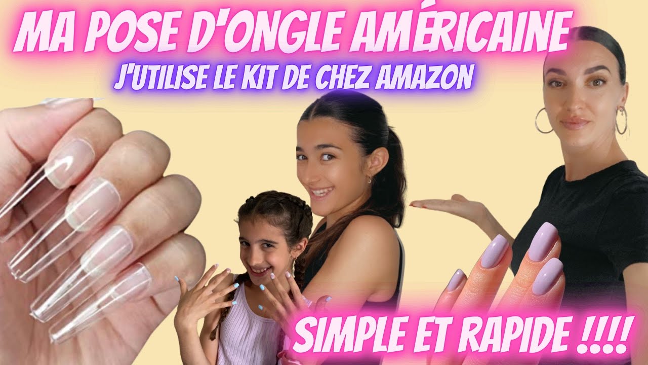 TUTO POSE AMERICAINE BY MOLYEM 💅🏽 SIMPLE ET PRATIQUE