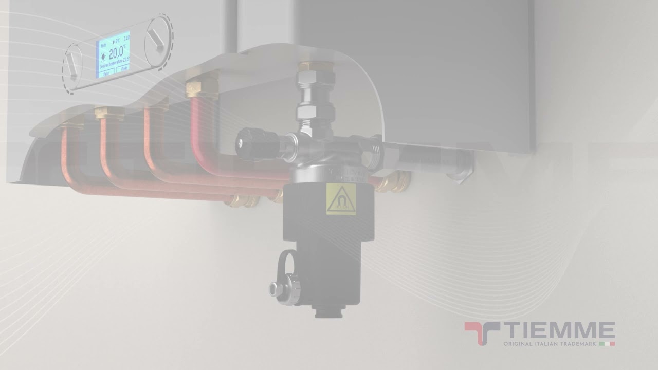 TIEMME RACCORDERIE: Art. 3154 TM-MAG EVO - Filtro defangatore magnetico con by-pass