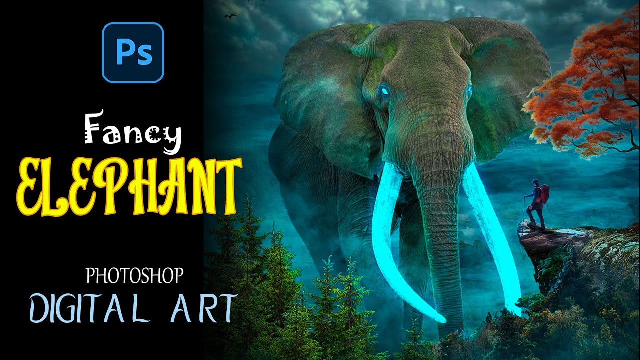 Fantasy Elephant Photo Manipulation | Digital Art | Photoshop Tutorial