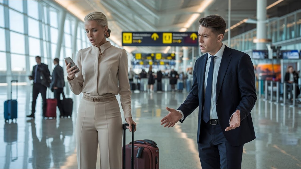 Leyó el mensaje de texto de su esposo y luego canceló sus boletos  Ya en el aeropuerto, él se dio cu