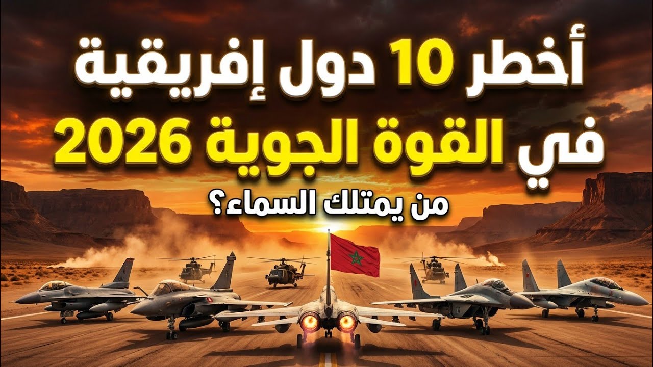 أقوى سلاح جوي في إفريقيا 2026 | من يملك التفوق الجوي الحقيقي؟