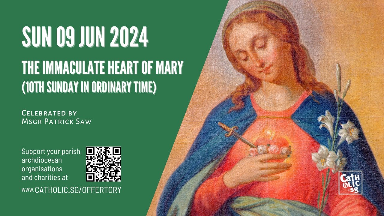 Catholic Sunday Mass Online - Immaculate Heart of Mary (10th Sunday in Ordinary Time) (09 Jun 2024)
