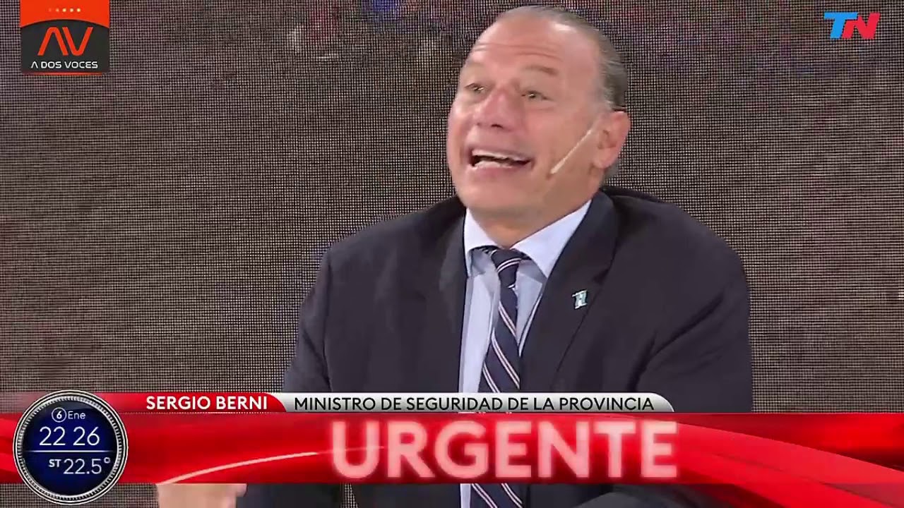 06/01/21 - Sergio Berni dialog&oacute; con Edgardo Alfano en TN