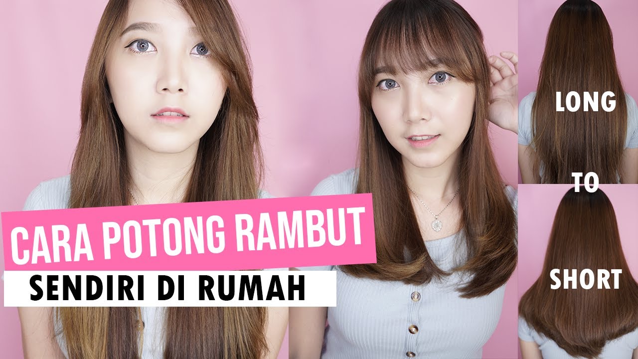 CARA POTONG RAMBUT DAN PONI SENDIRI DI RUMAH | PICCHA