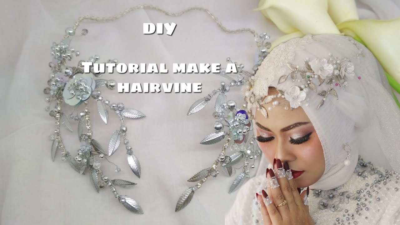 DIY | How to make a branch hairvine | tutorial cara membuat headpiece