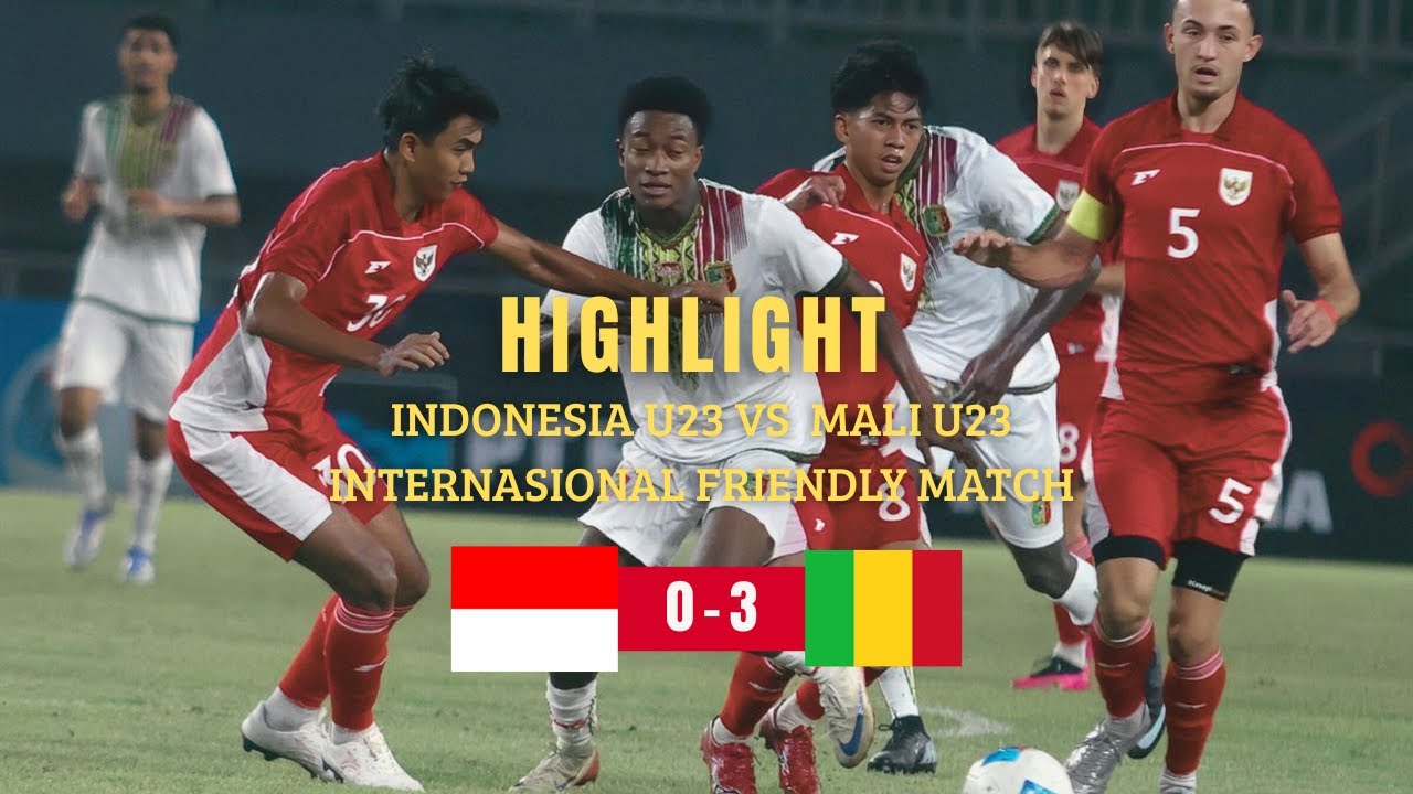 Mali U23 vs Indonesia U23 | Full Match Highlights | International Friendly 2025