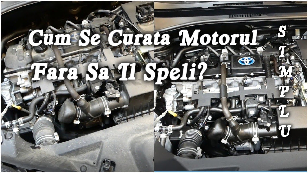 Cum sa cureti MOTORUL fara sa il SPELI?! Simplu si RAPID acasa!