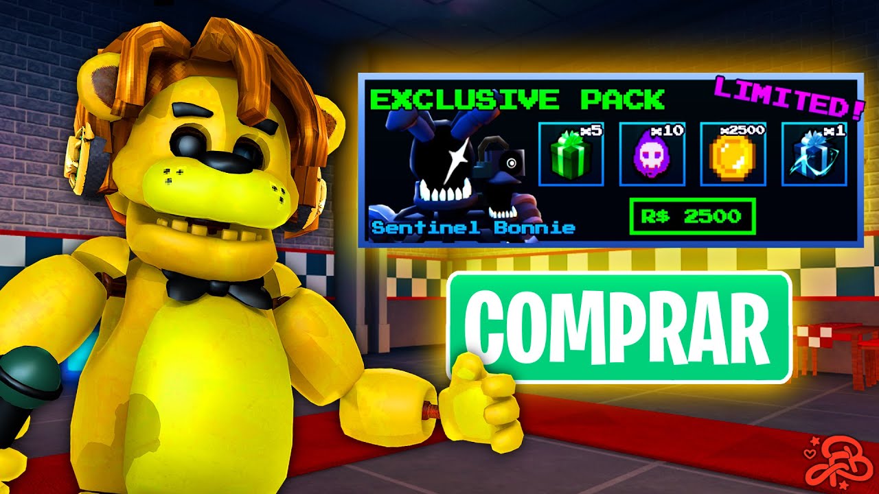 Comprei o Golden Freddy no Five Nights Tower Defense no Roblox