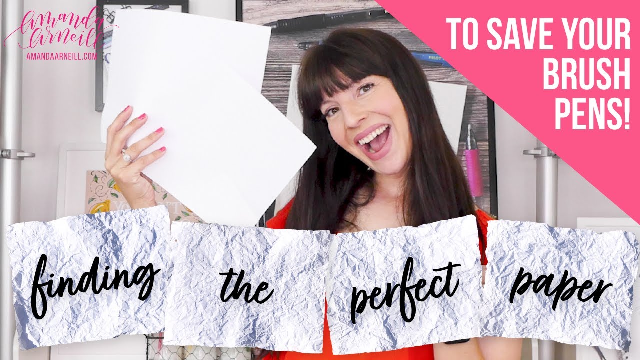 Find the PERFECT Paper to Save Your Brush Pens!