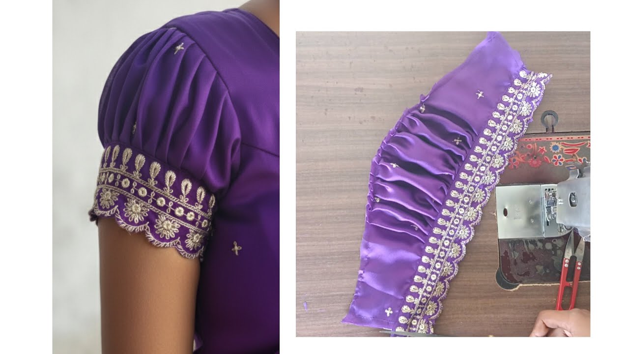 Puff sleeve design for blouse/#sleevedesign #puffsleevedesign @diyastichingvlogs